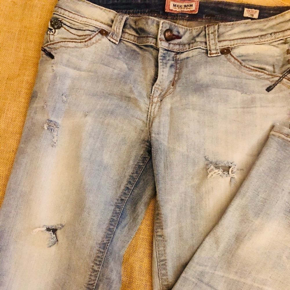 MEK DNM | Light Wash | Distressed | New Delhi Jean
